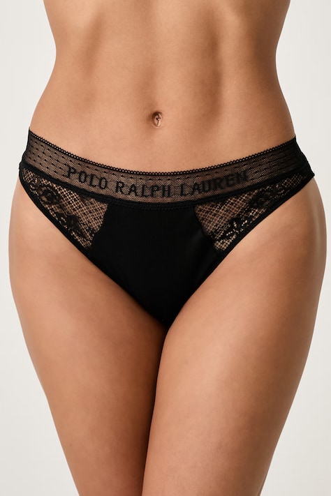 Polo Ralph Lauren Klasične hlačke ženske črne 4P0175
