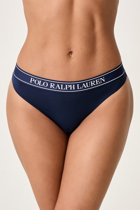 Polo Ralph Lauren Στρινγκ γυναικεία με βαμβάκι σκούρα μπλε 4P0483