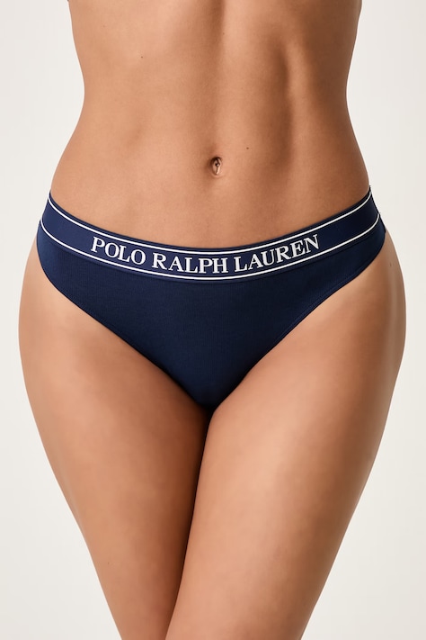 Polo Ralph Lauren Chiloți g-string pentru femei cu bumbac bleumarin 4P0483