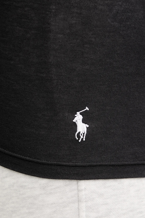 Лонгслів лаунж Polo Ralph Lauren — AA00-BID1AY, чорний — фото 4