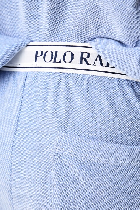 Polo Ralph Lauren роздільна піжама жіноча з бавовною — AA00-BID1B4, блакитний — фото 8