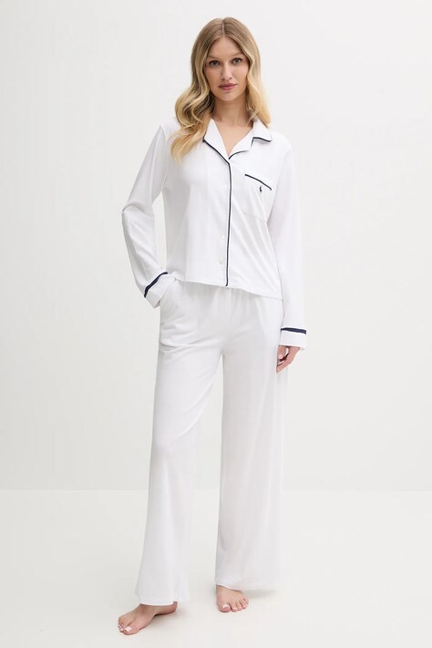 Polo Ralph Lauren pijama culoarea alb, 4P0229