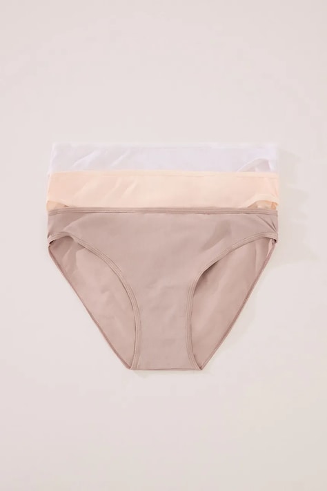 Nohavičky women'secret 3-pak biela farba, 7683092