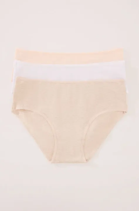 women'secret figi 3-pack kolor biały 7683097