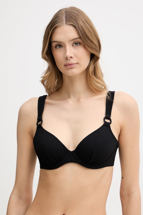 Chantelle biustonosz kąpielowy Femilet kolor czarny lekko usztywniona miseczka FS63N9