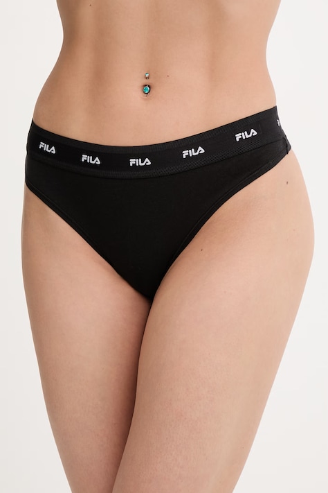 Fila stringi damskie czarne FU6362