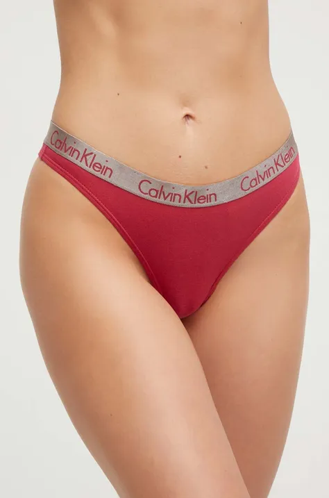 Calvin Klein Underwear tanga culoarea roz 000QD3539E