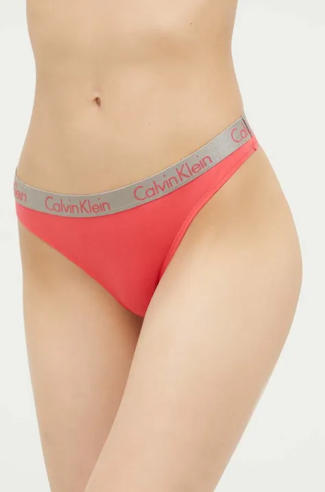 Tangá Calvin Klein Underwear ružová farba, 000QD3539E
