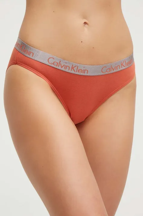 Spodnjice Calvin Klein Underwear oranžna barva