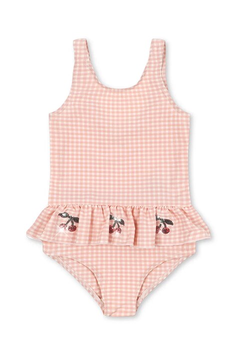 Konges Sløjd strój kąpielowy jednoczęściowy dziecięcy ETTA SWIMSUIT różowy KS105641