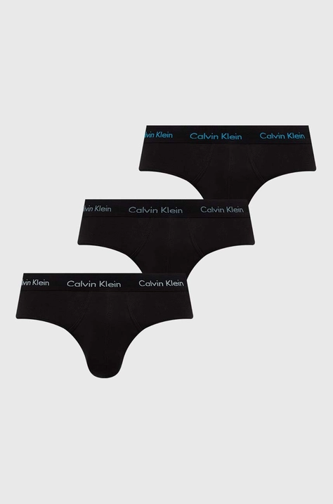 Slip gaćice Calvin Klein Underwear 3-pack za muškarce, boja: crna, 0000U2661G