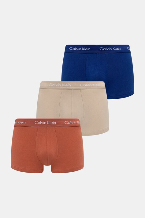 Calvin Klein Underwear μποξεράκια ανδρικά βαμβακερά με ελαστάν 3-pack μπλε 0000U2664G