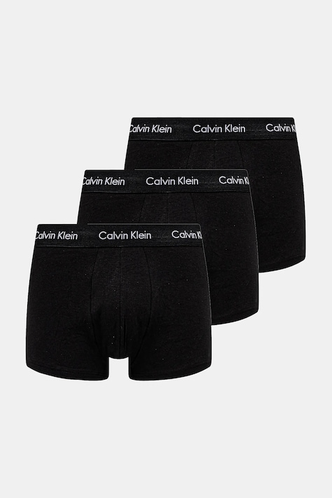 Boksarice Calvin Klein Underwear 3-pack moške, črna barva, 0000U2664G