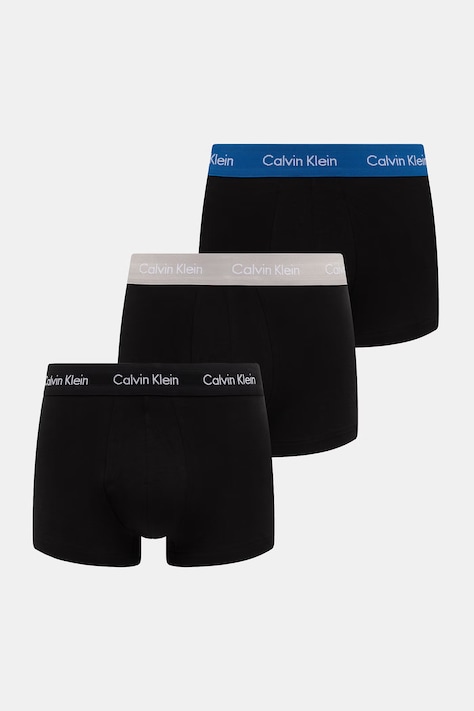 Calvin Klein Underwear μποξεράκι ανδρικό από βαμβάκι με ελαστάν 3-pack μαύρο 0000U2664G