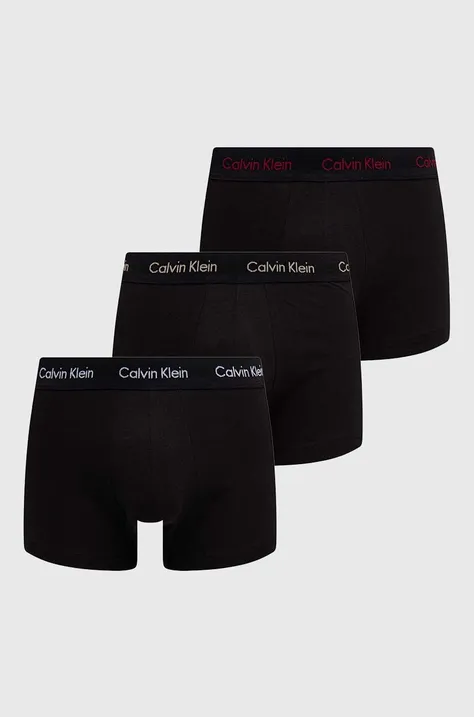 Boxerky Calvin Klein Underwear 3-pak pánske, čierna farba, 0000U2664G