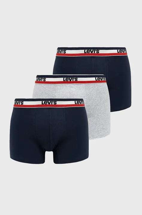 Levi's boxer shorts men's navy blue color