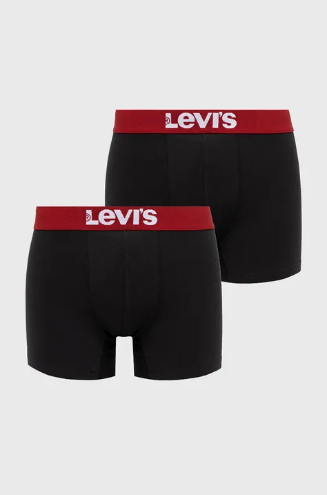 Levi's Bokserki (2-pack) męskie kolor czarny 37149.0272-black