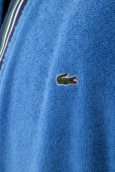 Lacoste szlafrok kolor niebieski 0