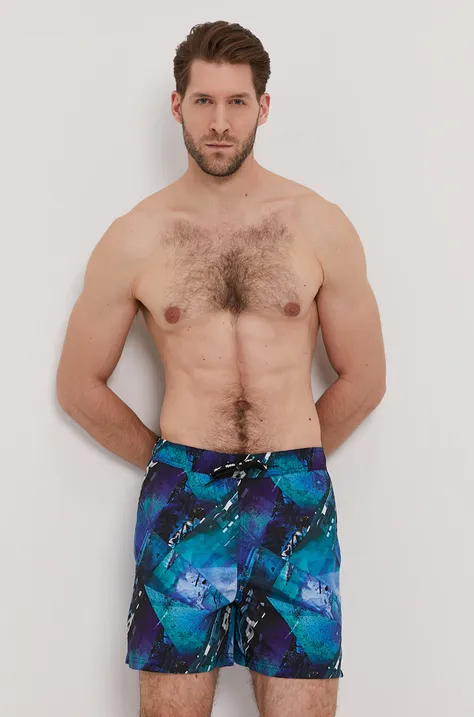 Kratke hlače za kupanje Reebok boja: plava