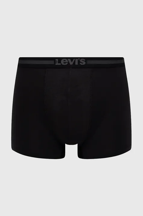 Boxerky Levi's pánské, černá barva, 37149.0632-jetblack