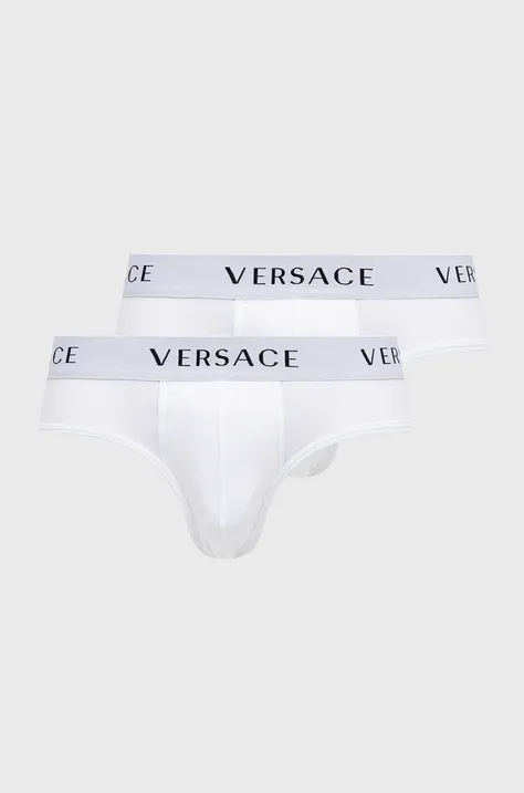 Σλιπ Versace ανδρικός, χρώμα: άσπρο