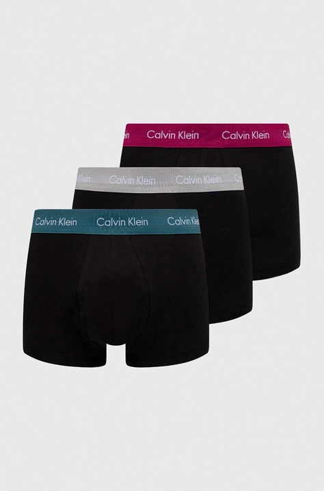 Боксери Calvin Klein Underwear 3-pack чоловічі колір чорний