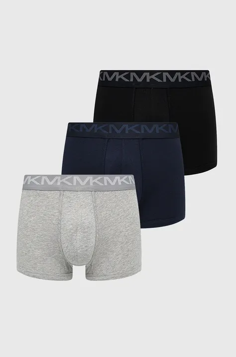Боксери MICHAEL Michael Kors (3-pack) чоловічі колір синій