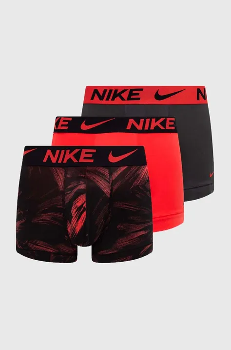 Μποξεράκια Nike 3-pack χρώμα: κόκκινο