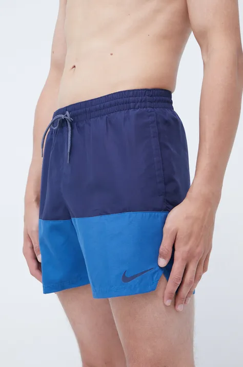 Kratke kopalke Nike Split mornarsko modra barva