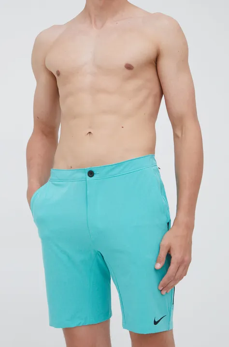 Kopalne kratke hlače Nike Flow turkizna barva