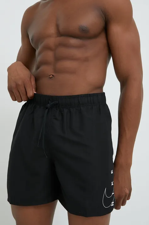 Nike pantaloni scurti de baie culoarea negru