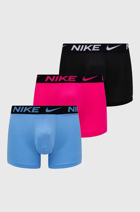 Boksarice Nike 3-pack moški, roza barva