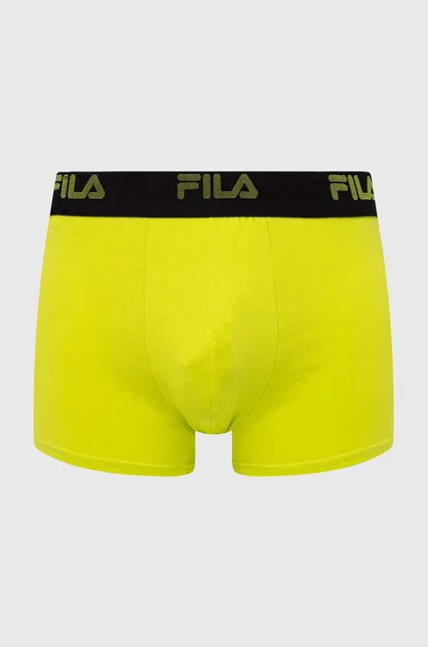 Boxerky Fila pánské, zelená barva