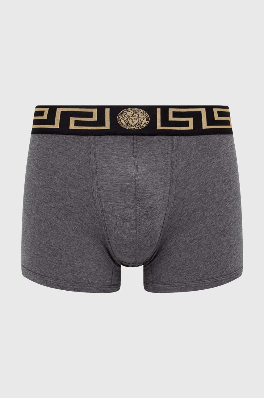 Versace boxer shorts men's gray color