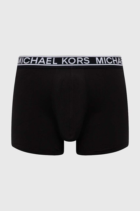 Michael Kors boxeri 3-pack barbati, culoarea negru