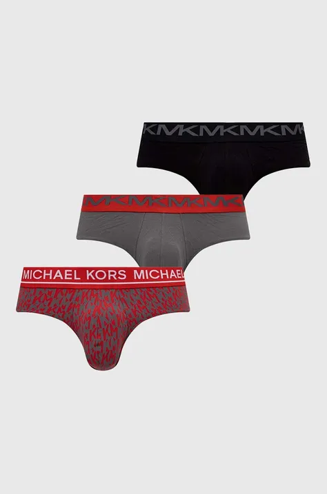 Spodní prádlo Michael Kors 3-pack pánské, červená barva