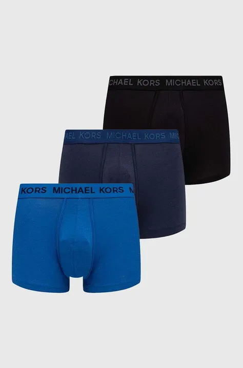 Boksarice Michael Kors 3-pack moški, mornarsko modra barva