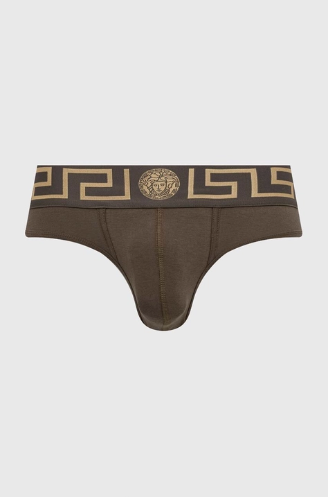 Versace slip barbati, culoarea verde