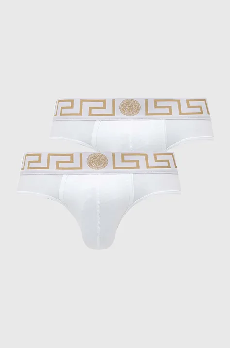 Versace slipy 2-pack męskie kolor biały AU10180 A232741