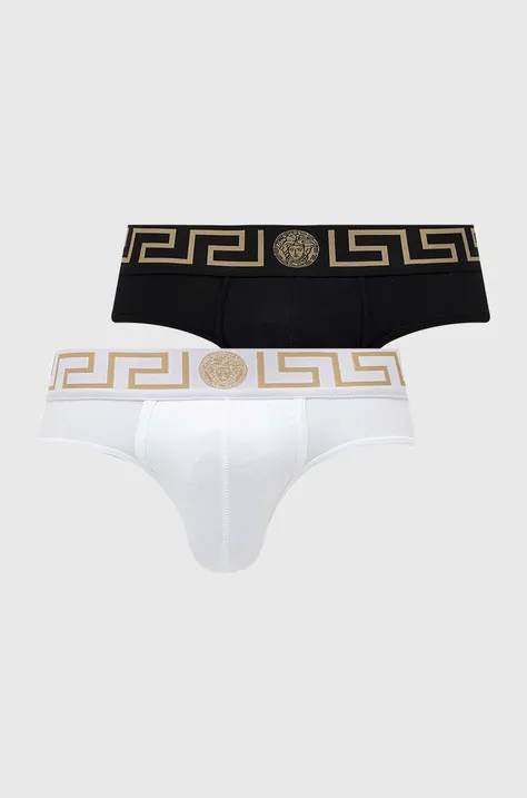 Slip gaćice Versace 2-pack za muškarce, boja: crna