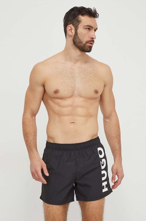 HUGO pantaloni scurti de baie culoarea negru, 50513979