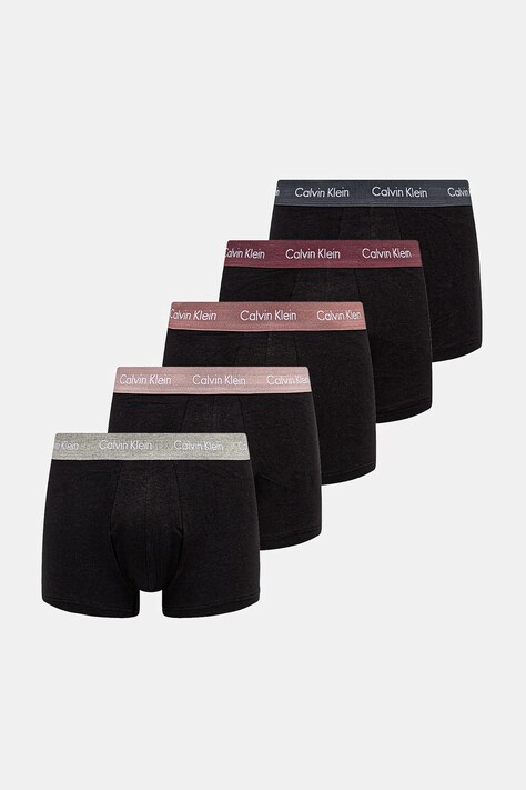 Boksarice Calvin Klein Underwear 5-pack moške, črna barva, 000NB2734A