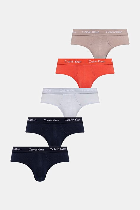 Calvin Klein Underwear slipy męskie 5-pack niebieskie 000NB2876A