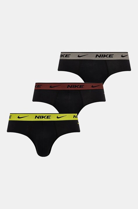 Slipy Nike 3-pak pánske, oranžová farba, 0000KE1006