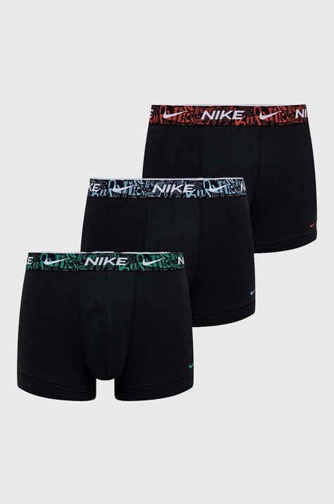 Nike boxeri 3-pack barbati, culoarea negru