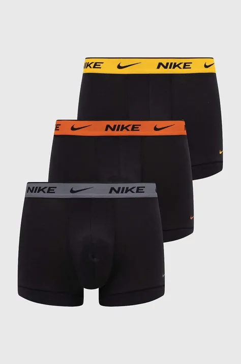 Боксеры Nike 3 шт мужские цвет чёрный