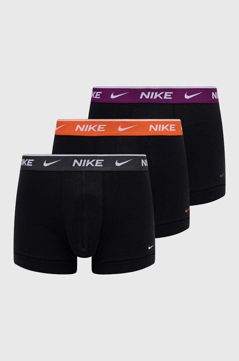Nike boxeri 3-pack barbati, culoarea negru