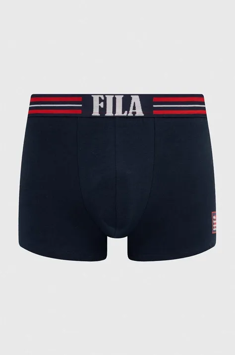 Boxerky Fila pánské, tmavomodrá barva, FU5234