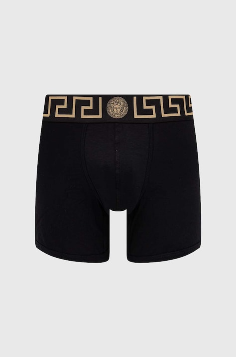 Versace bokserki męskie kolor czarny AU10028 1A10011