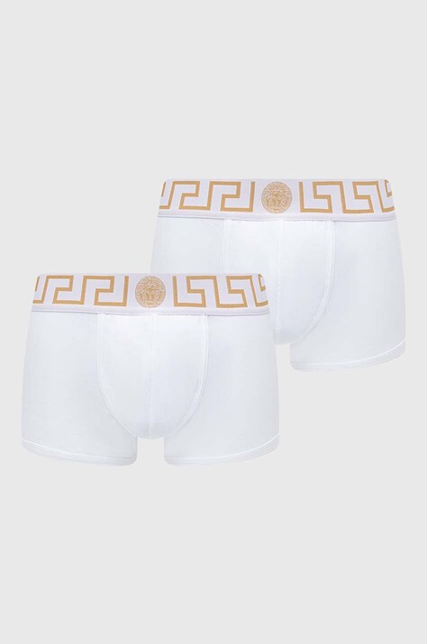 Boxerky Versace 2-pak pánske, biela farba, AU10181 1A10011